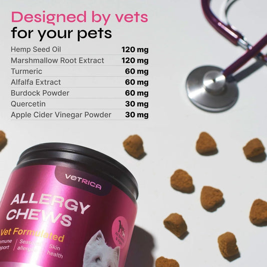 Dog Allergy Relief Chews Dog Itching Skin Relief anti Itch Skin Health